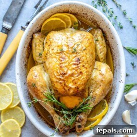 roasted chicken in a white bowl