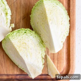 Mastering Cabbage Cuts 18 Green cabbage Quartered
