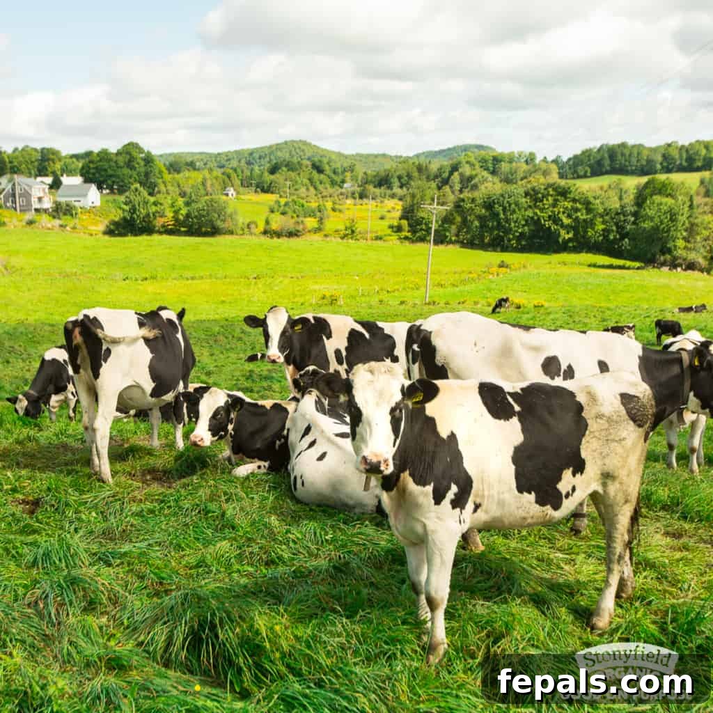 Peanut Butter Bliss Dip 4 black and white cows on pasture