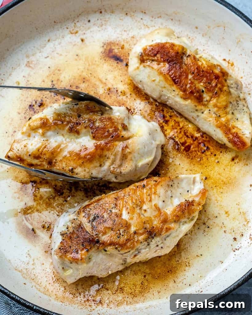 cooked chicken breast for lemon chicken