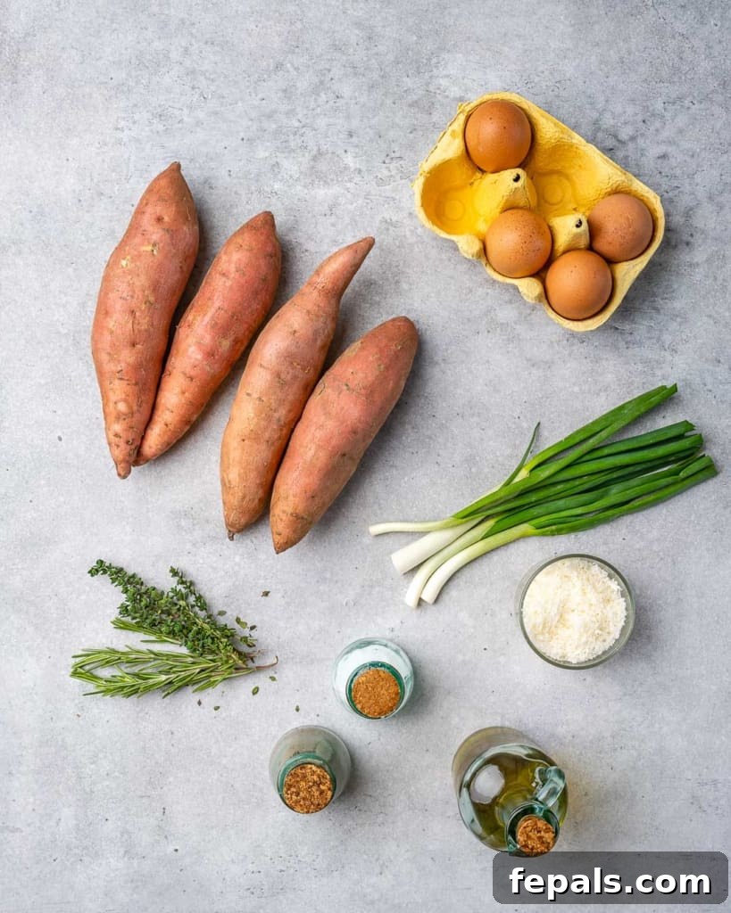 Roasted Sweet Potato Medley 4 ingredients to make this sweet potato breakfast hash