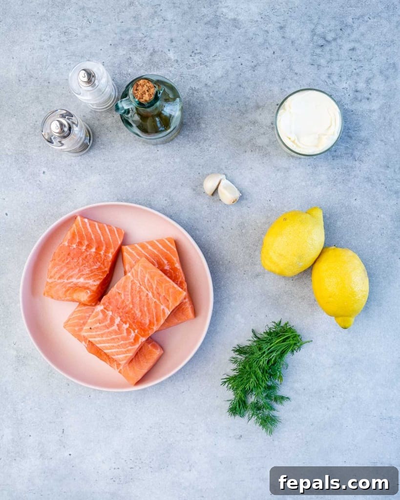 Silky Lemon Cream Salmon 4 ingredients to make salmon in a creamy sauce