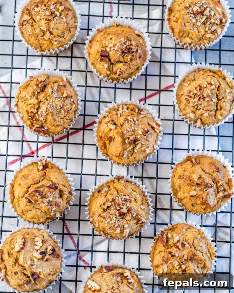 muffins on wire rack