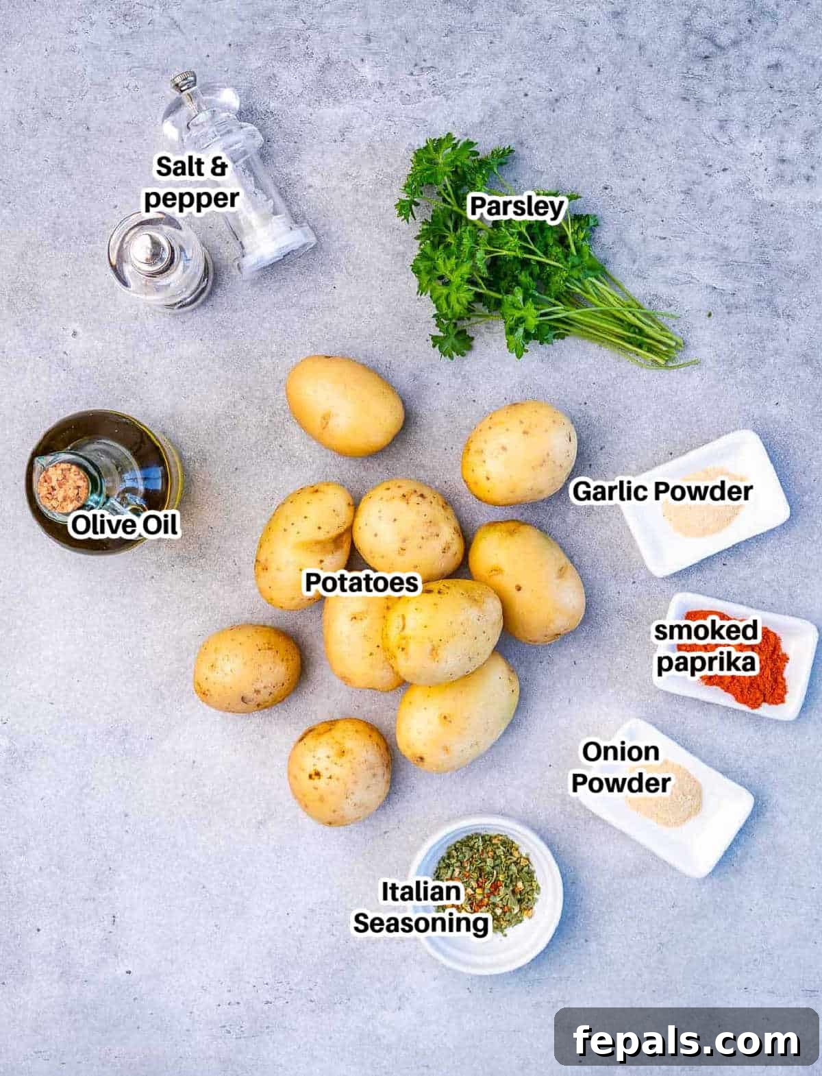 Golden Crispy Smashed Potatoes 2 ingredients to make smashed potatoes.