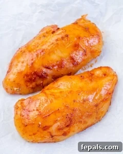 seasoned raw chicken breast