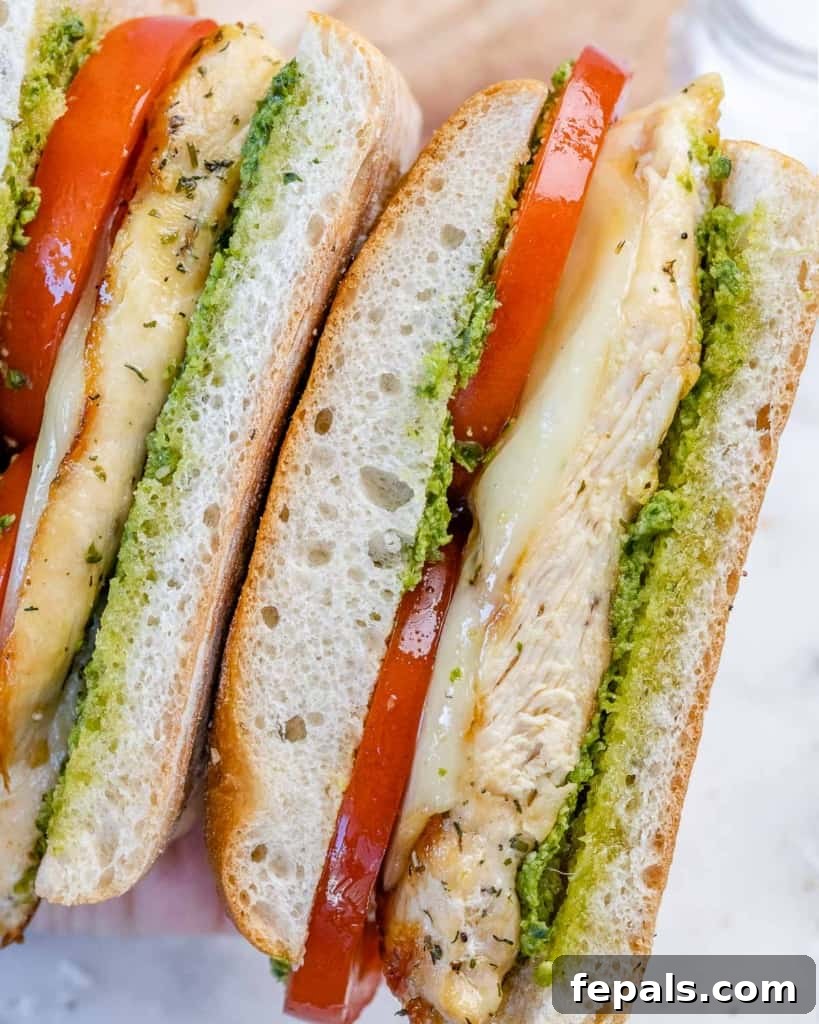 Gourmet Grilled Chicken Sandwich 8 top view of grilled chicken breast sandwich