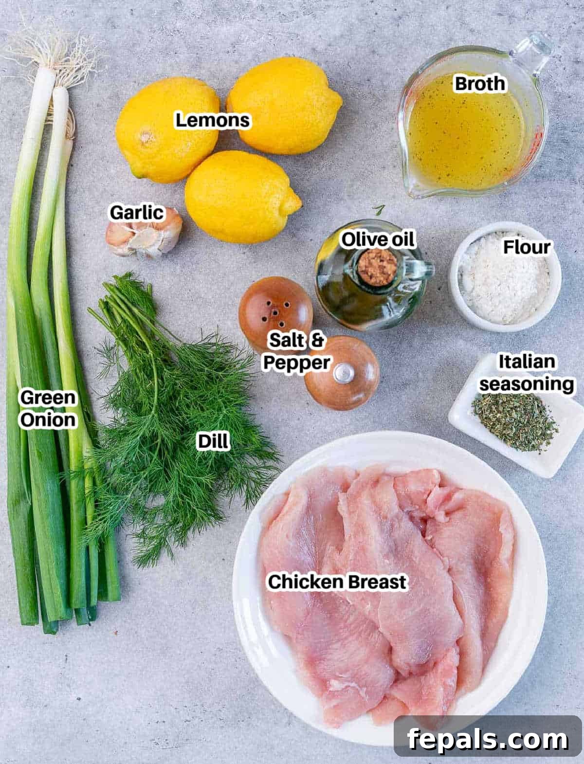 Zesty Lemon Chicken Breasts 2 ingredients to make lemon chicken breast.