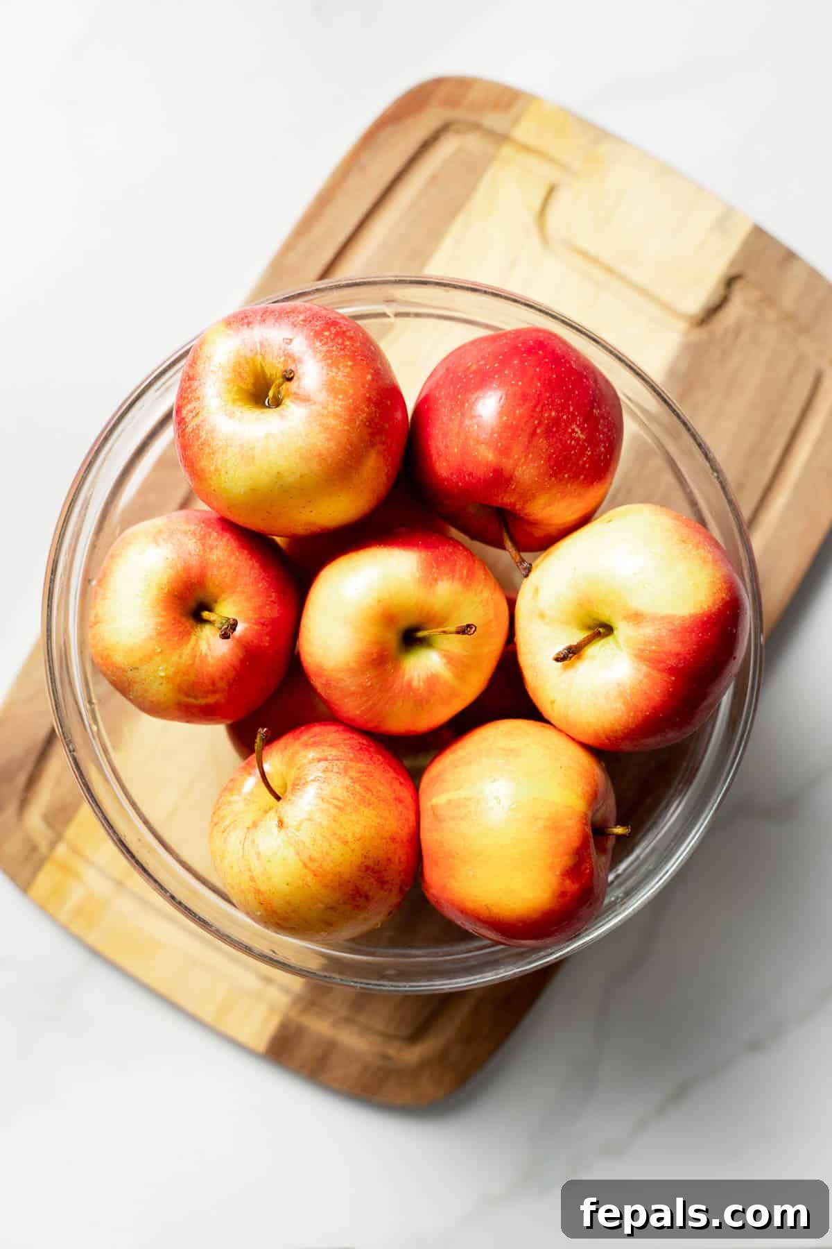 one bowl of apples