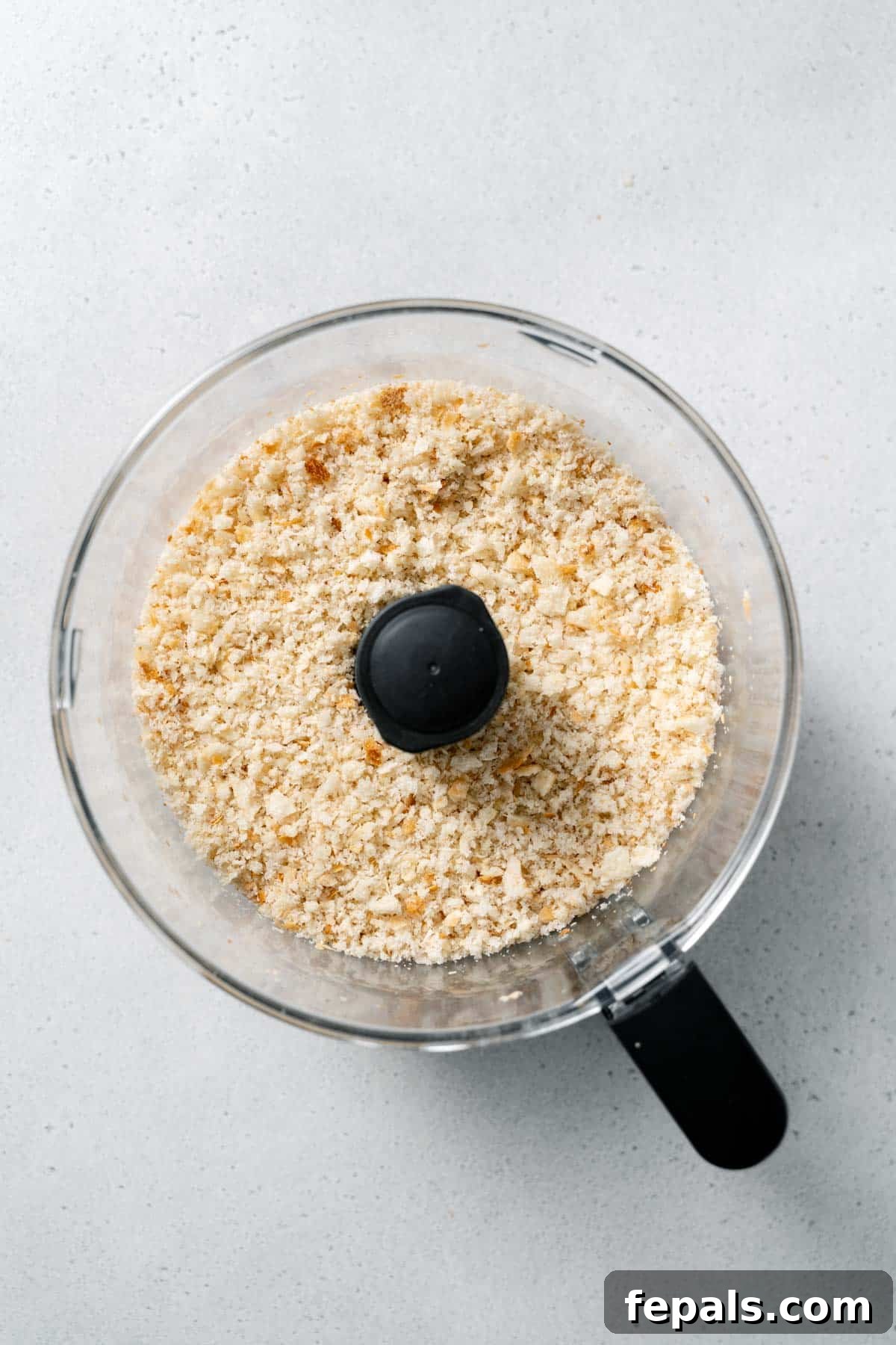 How To Make Breadcrumbs blended breadcrumbs in food processor