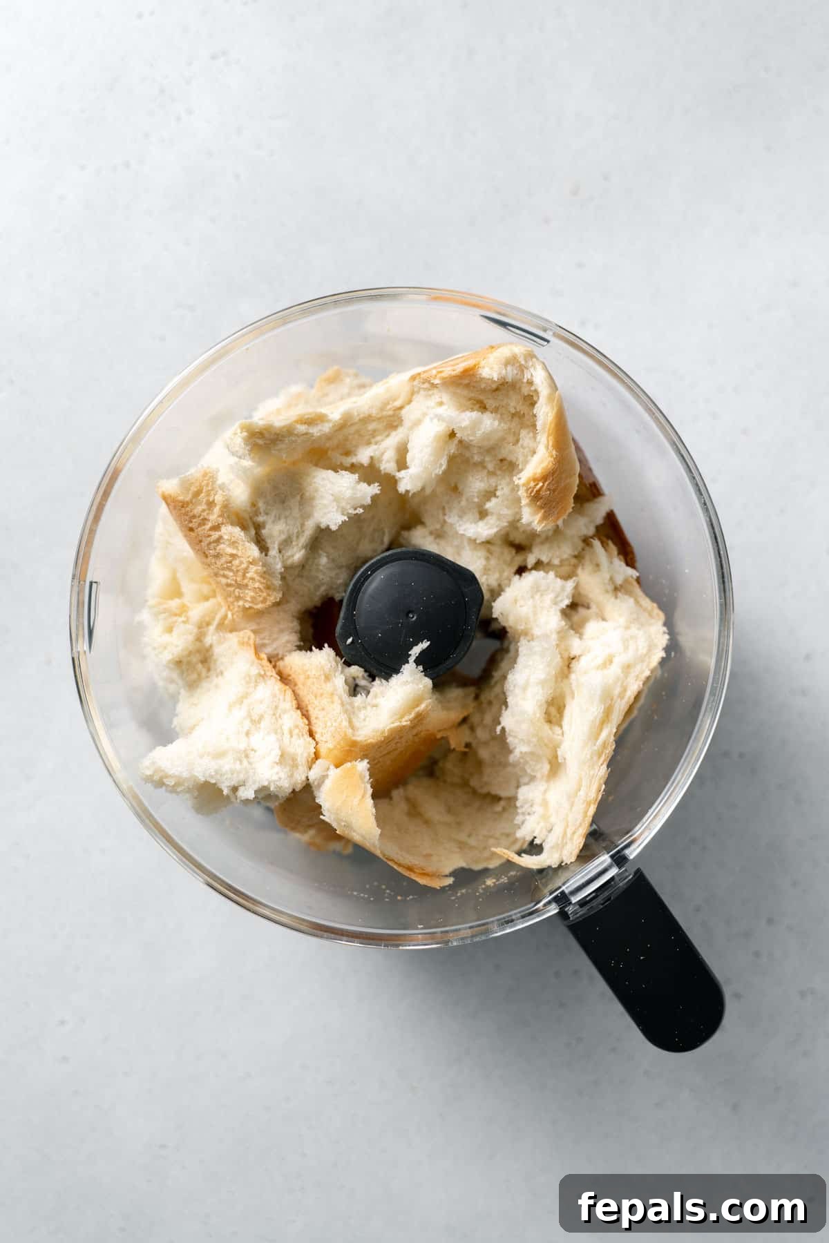 How To Make Breadcrumbs bread pieces in food processor