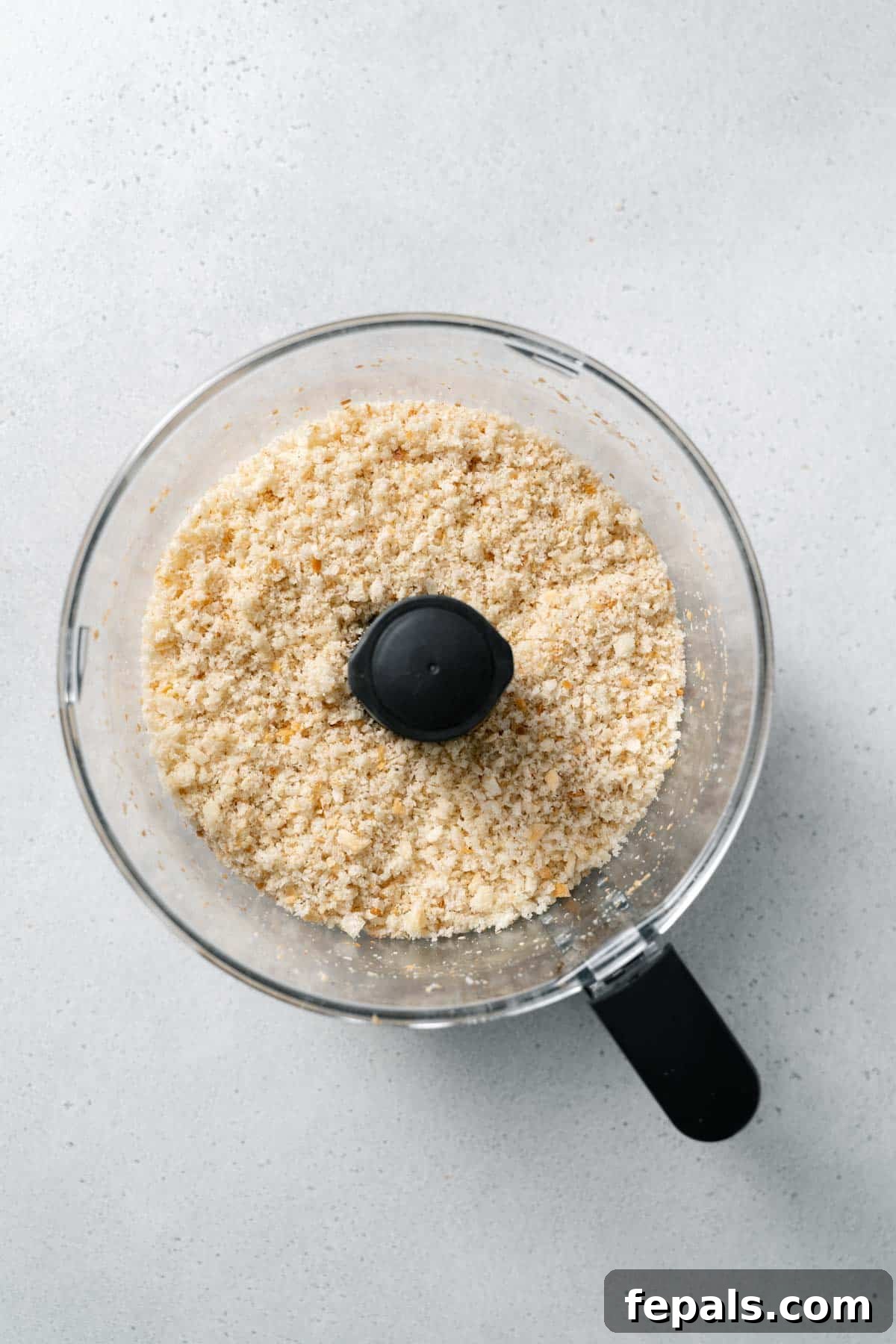 How To Make Breadcrumbs blended breadcrumbs in food processor
