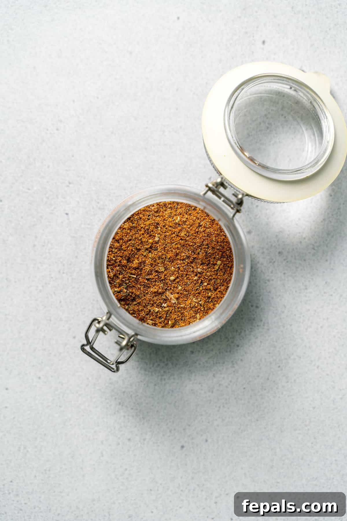 Mexican seasoning in a jar with lid 
