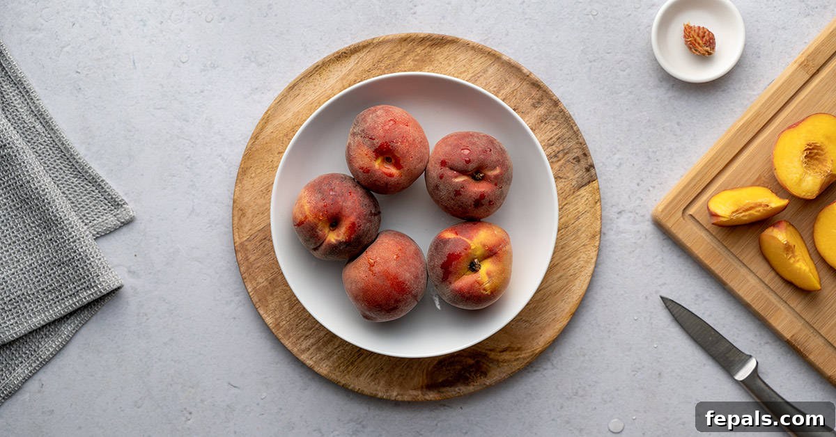 A single bowl filled to the brim with vibrant, freshly cut peach slices, radiating freshness and inviting indulgence.