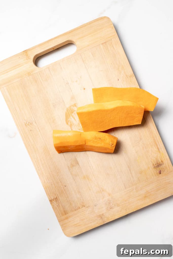 Three slices of sweet potato.