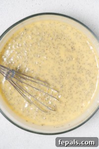 Tropical Mango Chia Bliss 21 whisk in chia pudding mix