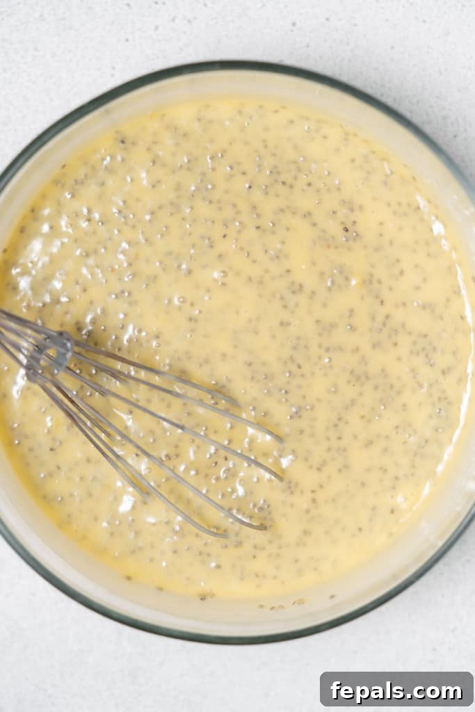 Tropical Mango Chia Bliss 10 whisk in chia pudding mix