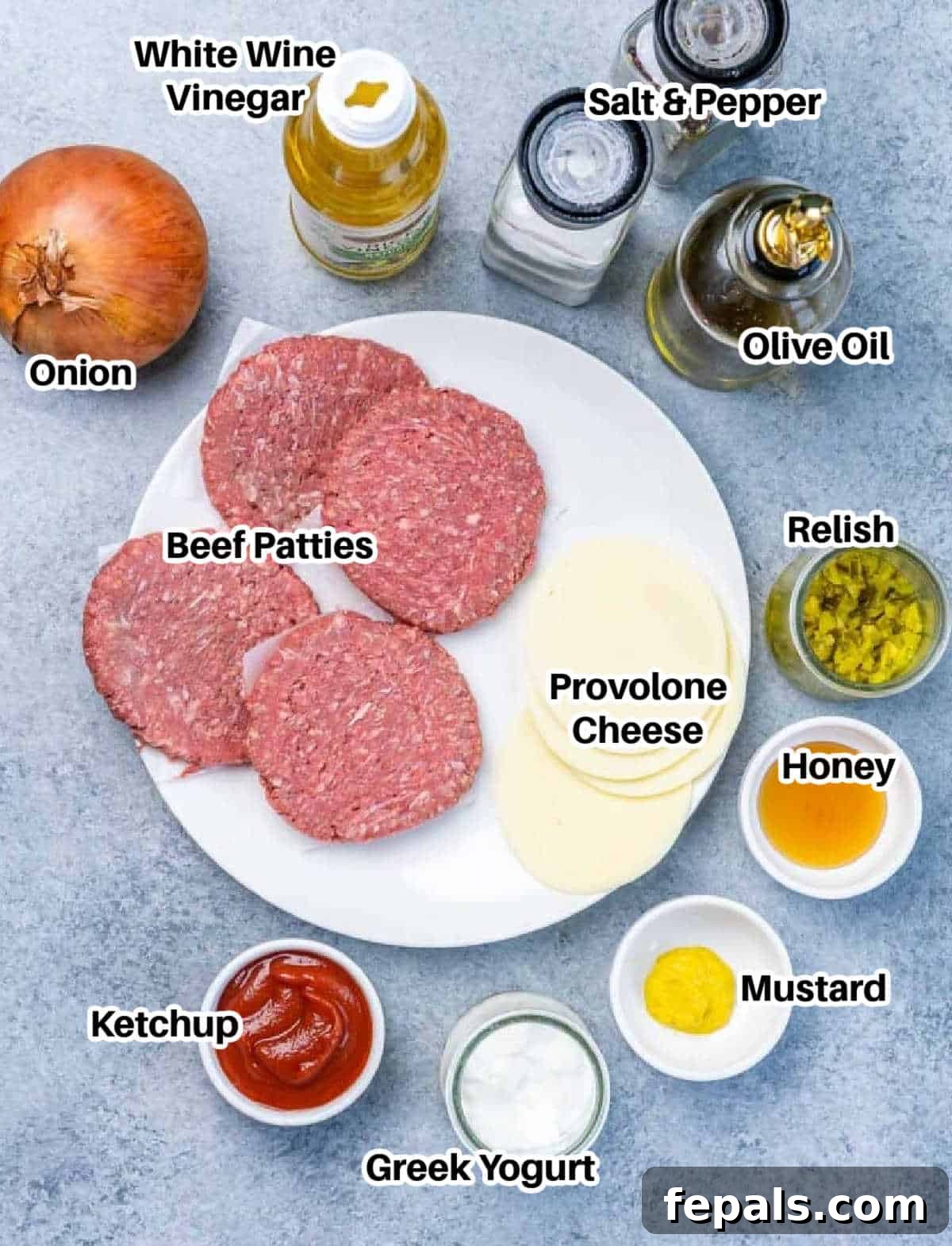 The Spectral Sailor Burger 4 ingredients to make flying dutchman burger.