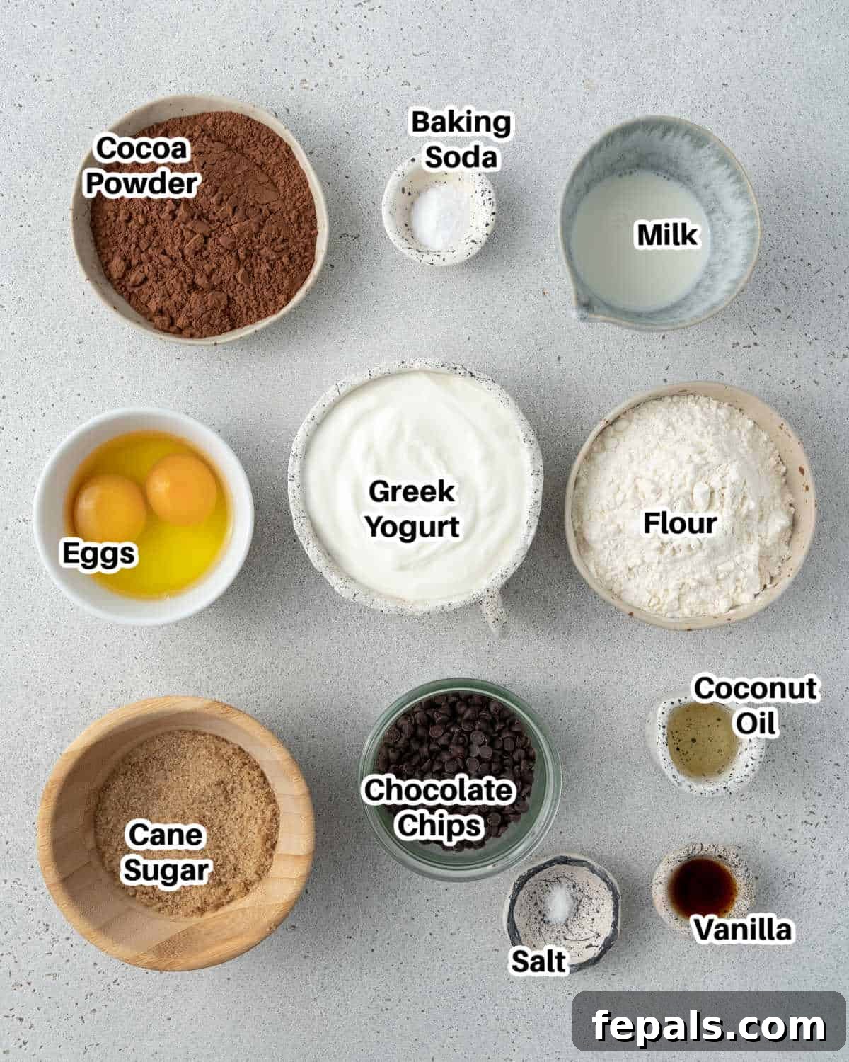 Secret Ingredient Greek Yogurt Brownies 4 ingredients to make Greek yogurt brownies.