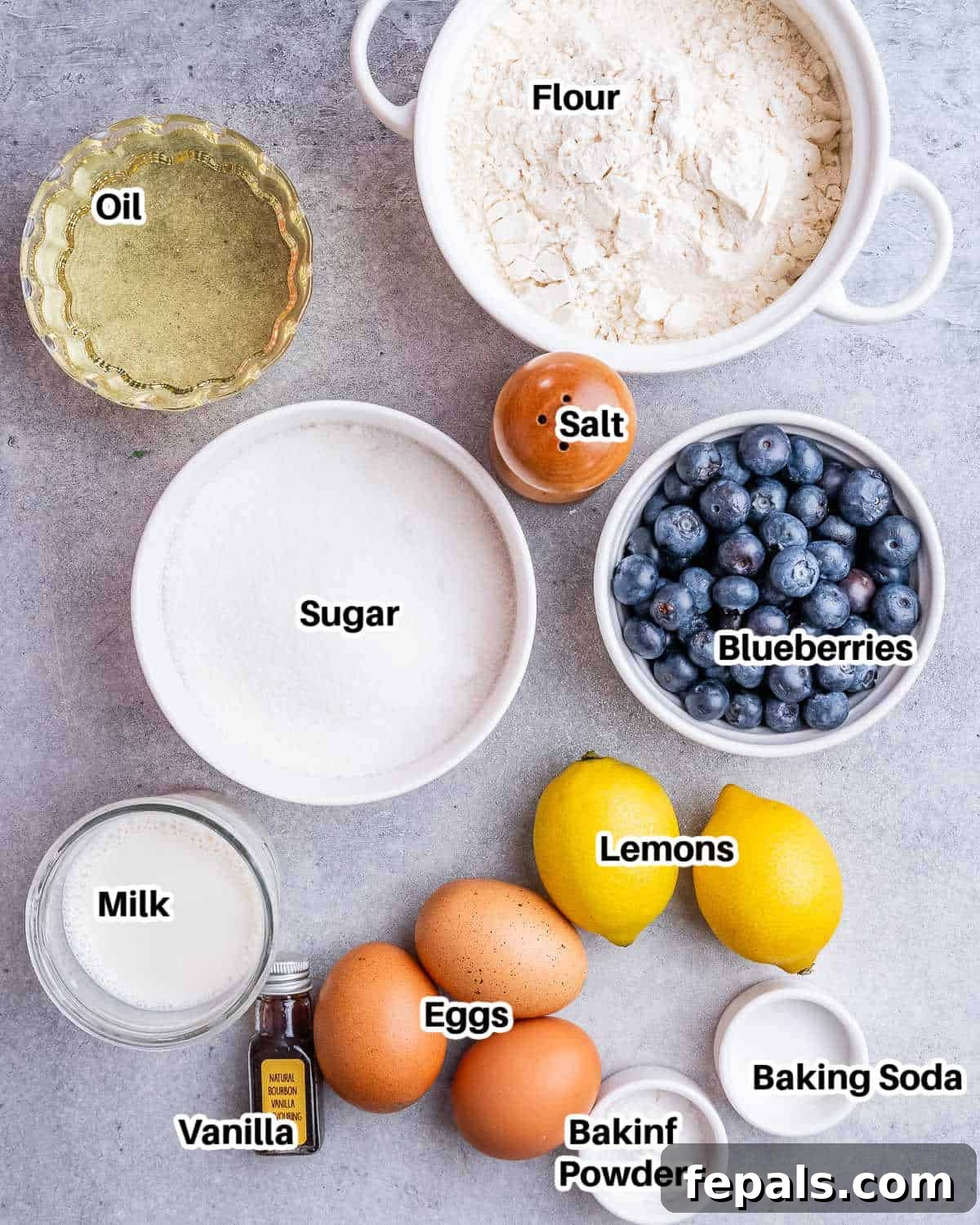 Lemon Blueberry Bliss Bundt 3 ingredients to make lemon blueberry bundt cake.
