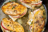Creamy Brie and Apple Stuffed Chicken