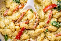 Velvety Pesto Gnocchi