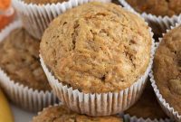 Sunrise Carrot Banana Muffins