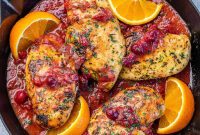 Zesty Cranberry Orange Chicken