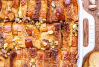 Overnight Brioche French Toast Bake
