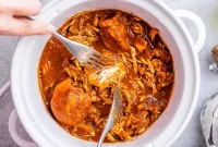 Effortless Slow Cooker BBQ Pulled Chicken