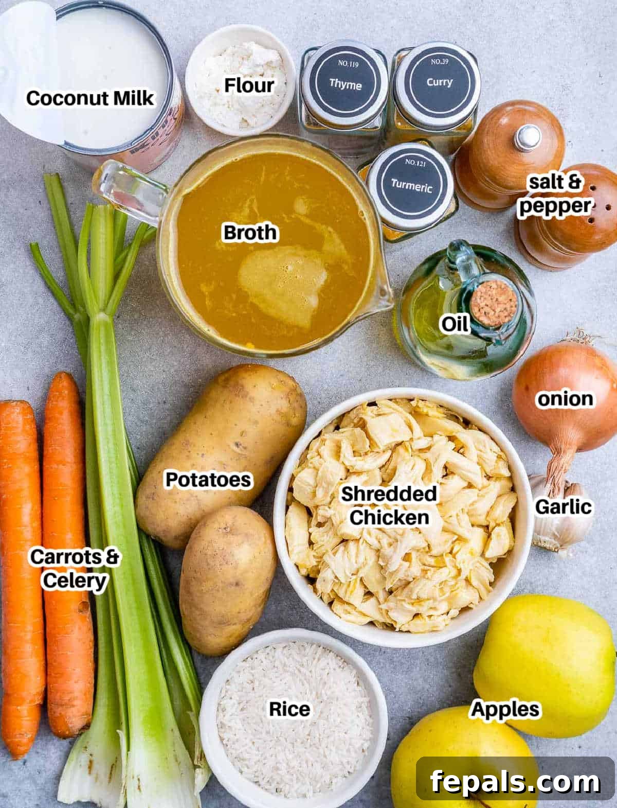 Spiced Anglo-Indian Mulligatawny 3 Mulligatawny Soup ingredients.