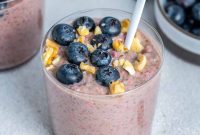 Easy Blueberry Overnight Oats