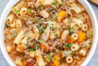 Hearty Italian Pasta and Bean Stew