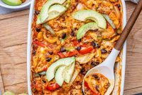 Sizzling Chicken Fajita Bake
