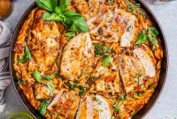 Tuscan Farmhouse Chicken Orzo