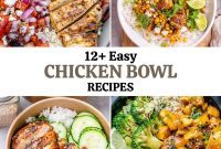 12+ Effortless Chicken Bowl Recipes