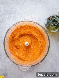 Finished muhammara dip