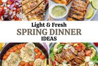 Over 15 Fresh Spring Dinner Ideas
