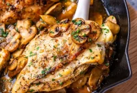 Rich Marsala Stuffed Chicken