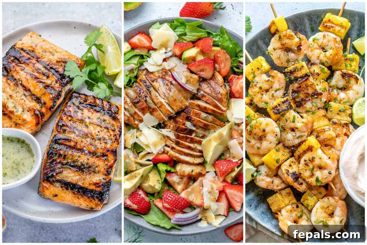 Over 15 Fresh Spring Dinner Ideas 3 A visually appealing collage showcasing various spring dinner recipes, highlighting their freshness and ease of preparation.