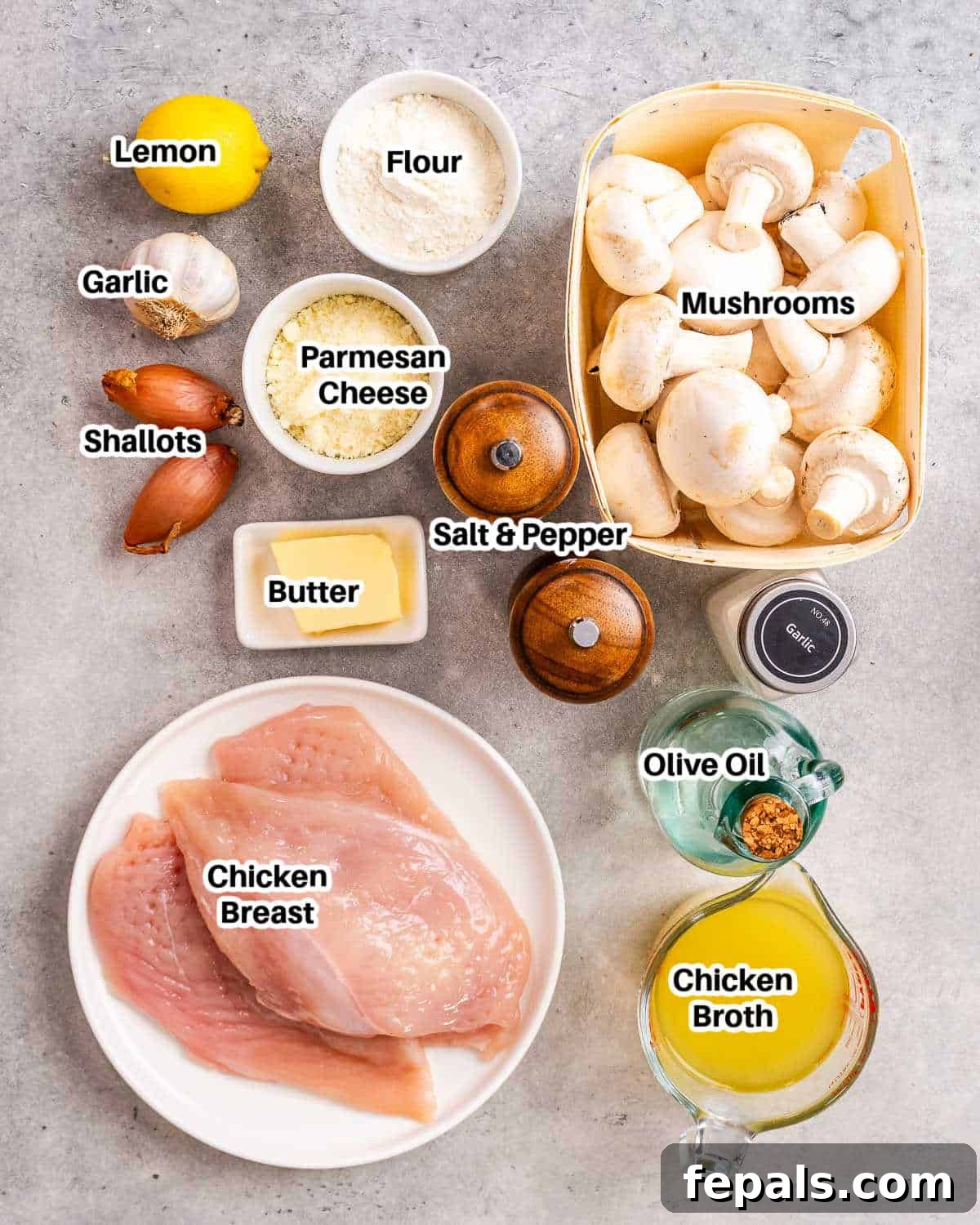 Golden Pan-Seared Chicken Medallions 3 ingredients to make chicken scallopini.