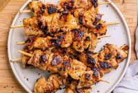 Firecracker Chicken Skewers