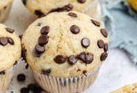 Fluffy Cottage Cheese Banana Muffins for Breakfast