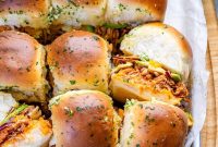 Tangy BBQ Chicken Sliders on Sweet Hawaiian Rolls