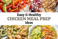 25 Chicken Meal Prep Recipes for Quick, Flavorful Weeknight Meals