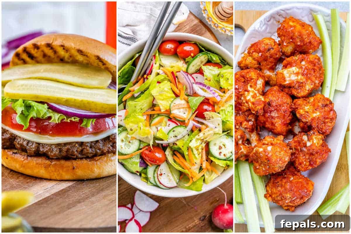 collage for father's day cookout.