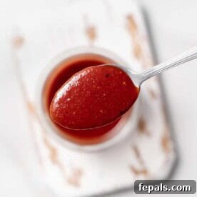 spoonful of BBQ sauce