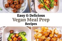 Vegan Meal Prep Ideas for Busy Weeknights