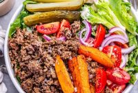 Cheeseburger Bowl Recipe: Savory Low-Carb Dinner