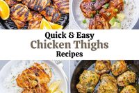 Weeknight Boneless Chicken Thigh Recipes