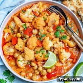 Chickpea cauliflower curry